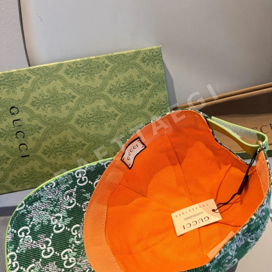구찌 더블 G 데님 자카드 베이스볼캡 상세 이미지 7