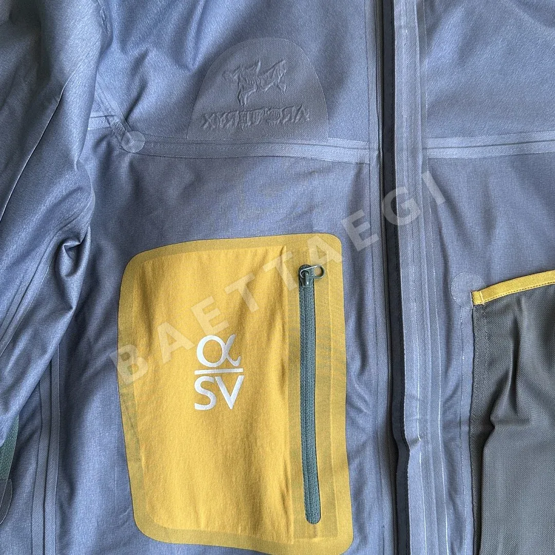 아크테릭스 [XF] 알파 SV 자켓 7 블랙 골드 그린 207797 Arc'teryx Alpha SV Jacket 7 SV7 상세 이미지 8