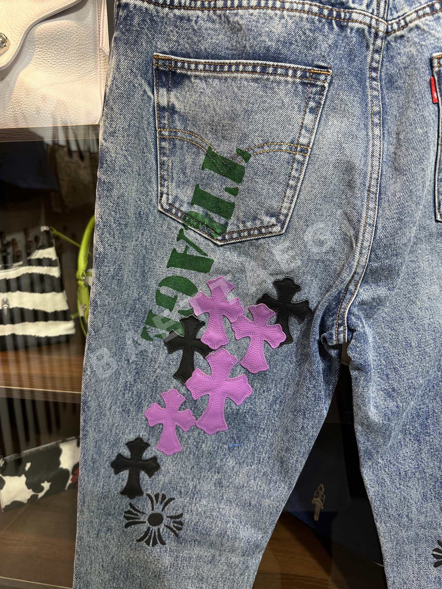 크롬하츠 남성 바지 164055 Chrome Hearts Pants 상세 이미지 6