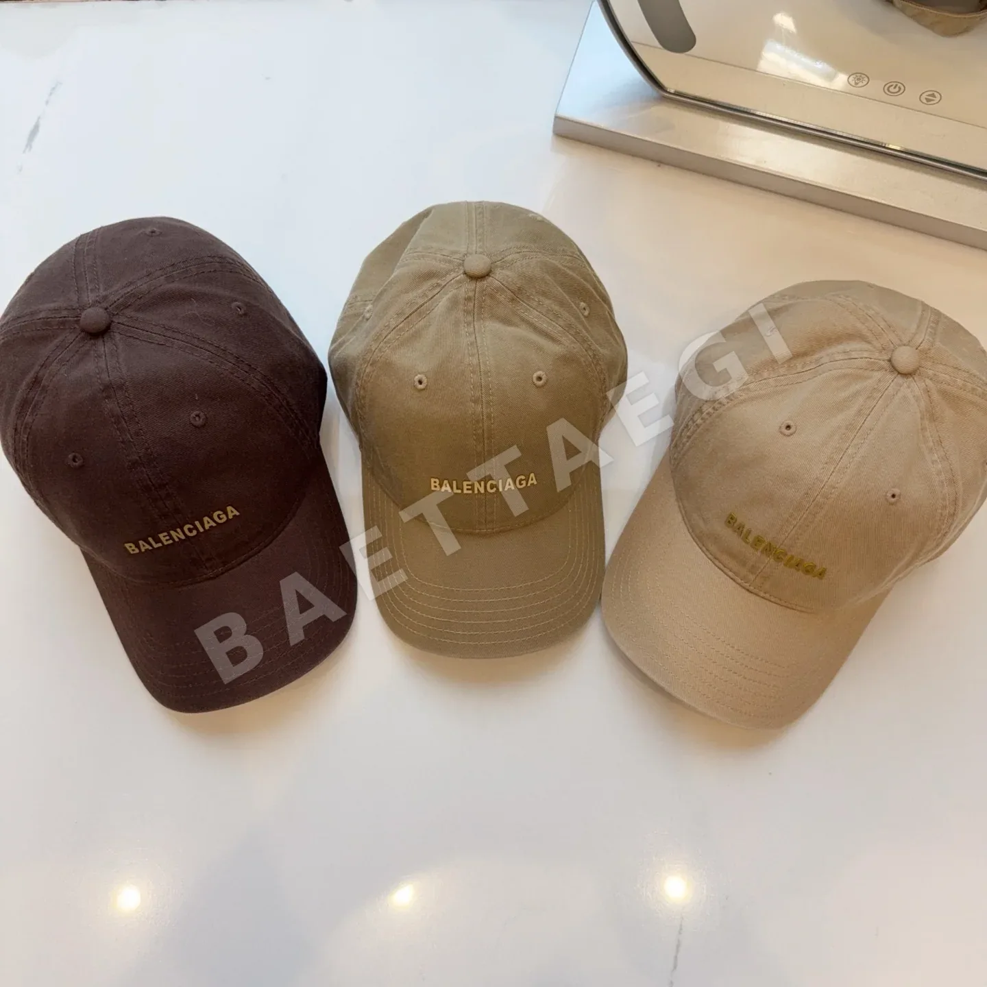 발렌시아가 컬러풀 면 야구모자 상세 이미지 7
