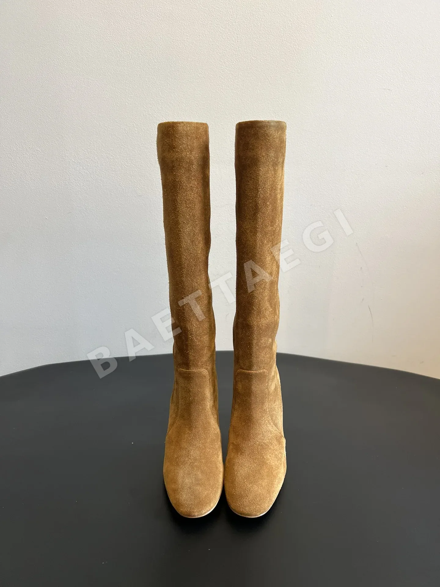 지안비토 스웨이드 청키힐 하이부츠 75207