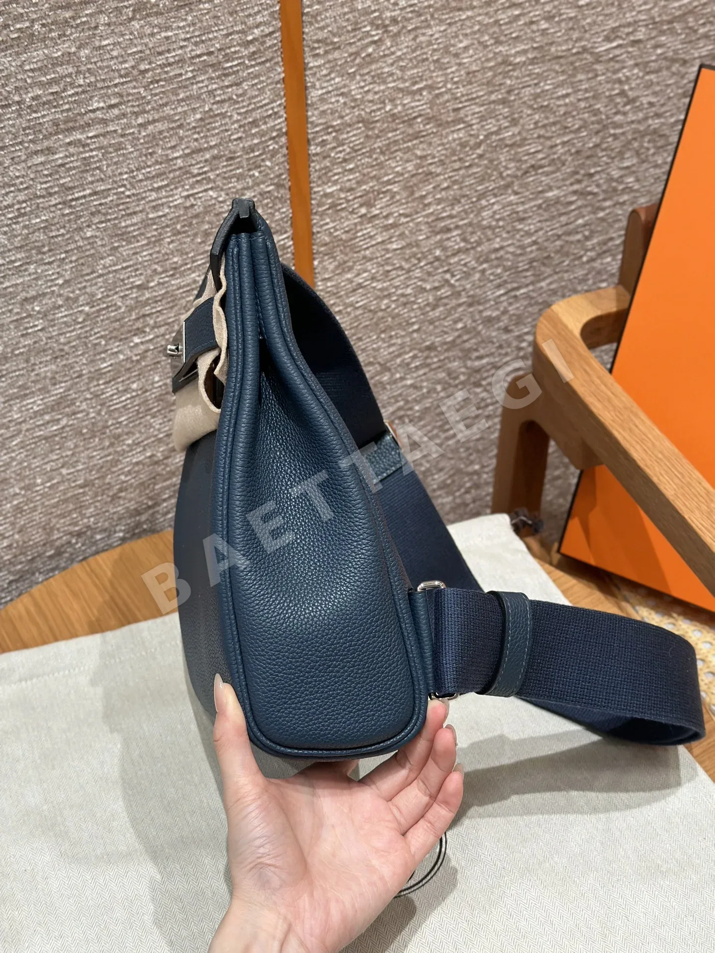 에르메스 핵 아 도 토고 가죽 백팩 상세 이미지 3