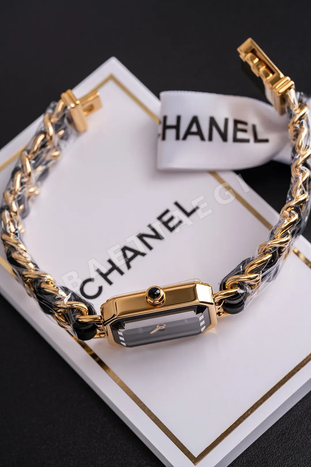 샤넬 프리미에르 락 블랙 골드 체인 BV 공장 여성 시계 레플리카 44745 Chanel 상세 이미지 7
