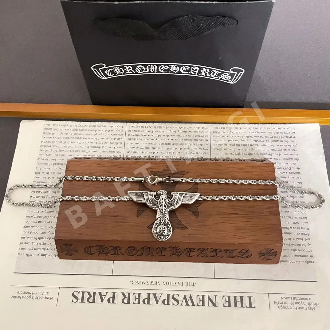크롬하츠 스네이크본 버드 펜던트 목걸이 상세 이미지 2