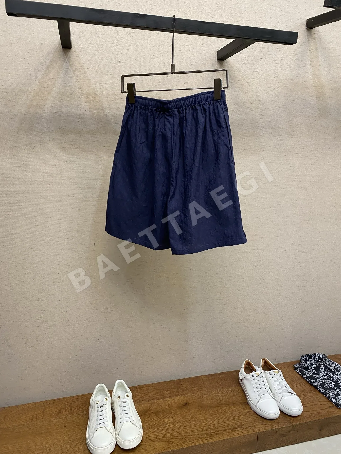 디올 자카드 로고 남성 반바지 상세 이미지 2