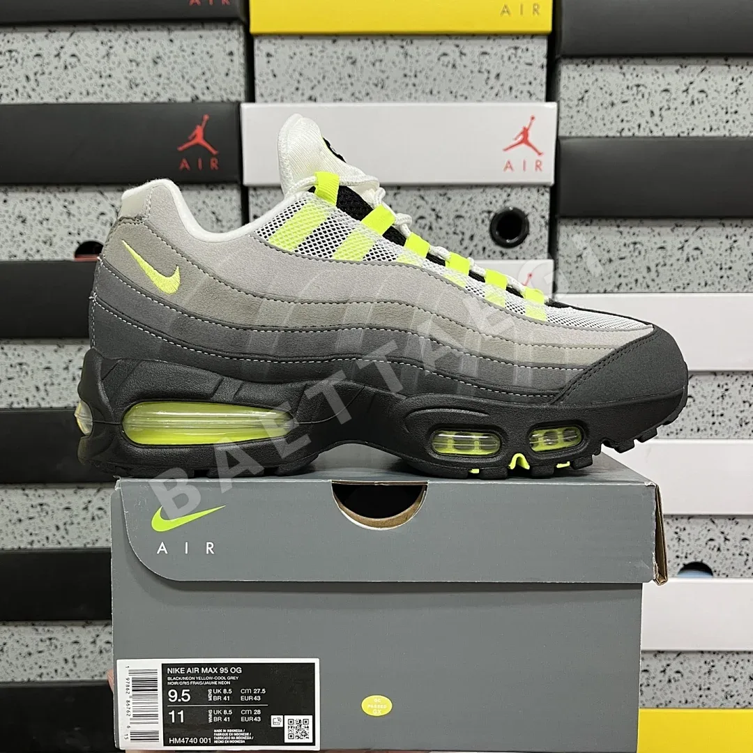 나이키 [GX] 에어 맥스 95 OG 그레이 그린 HM4740-001 201229 Nike Air Max 95 OG Big Bubble Neon