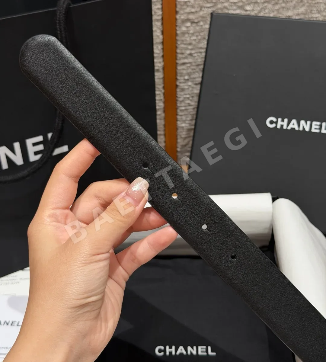 샤넬 클래식 더블 C 라인스톤 벨트 상세 이미지 7