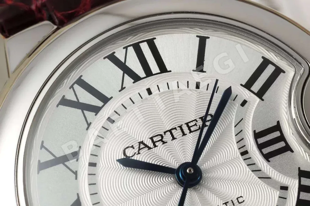 까르띠에 발롱블루 악어가죽 가죽 스트랩 시계 상세 이미지 4