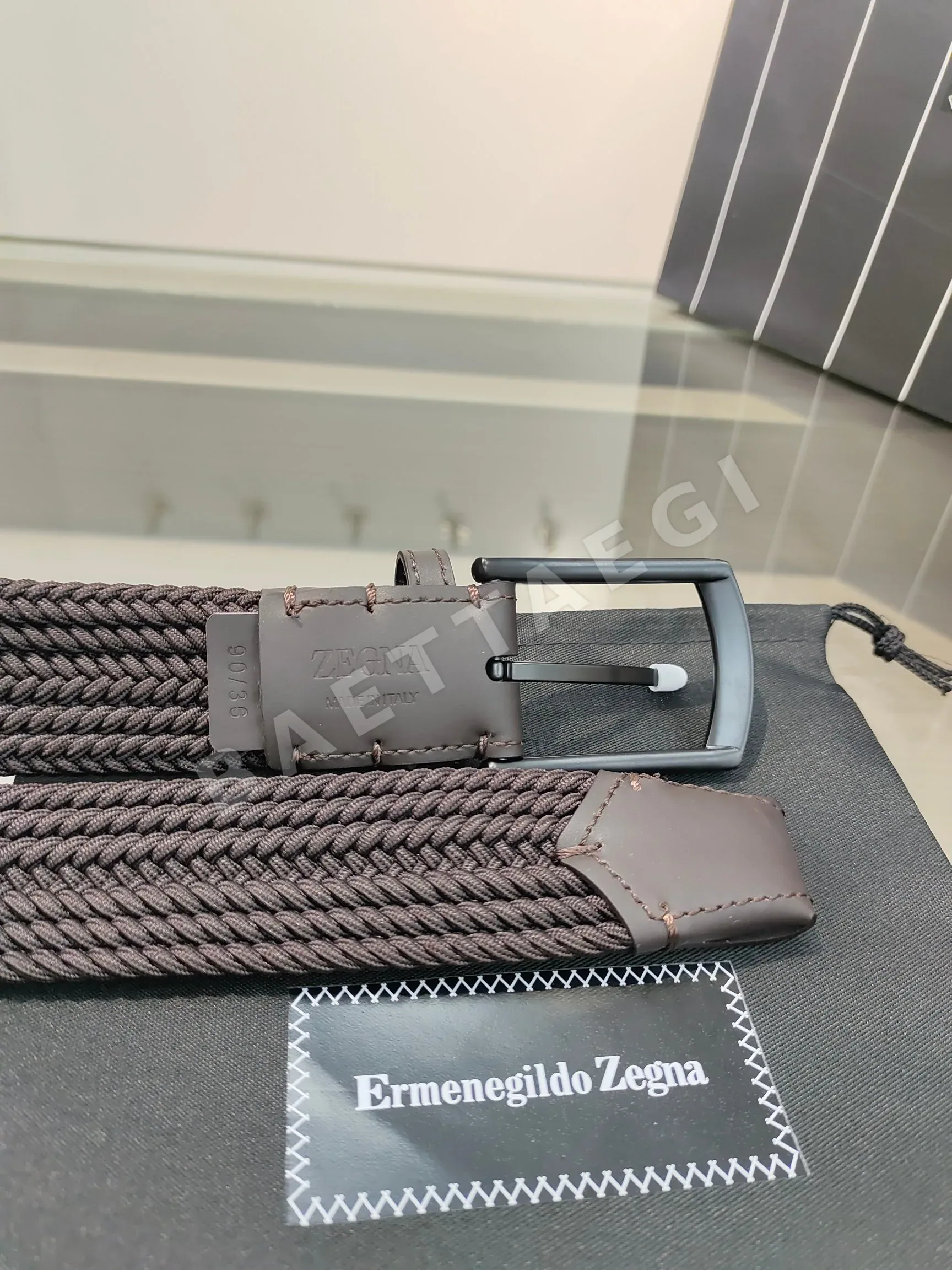 제냐 벨트 59253 Zegna Belt 상세 이미지 5