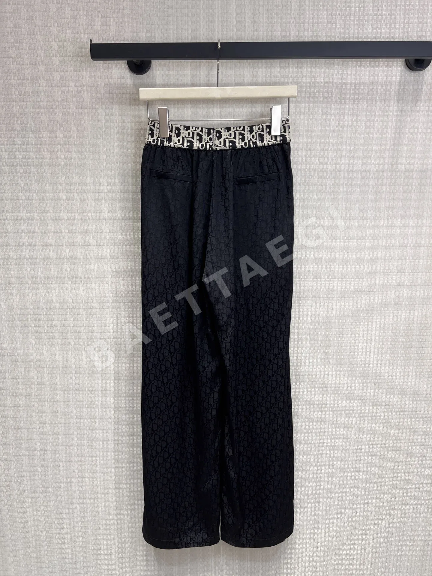 디올 여성 레터 자카드 바지 상세 이미지 2