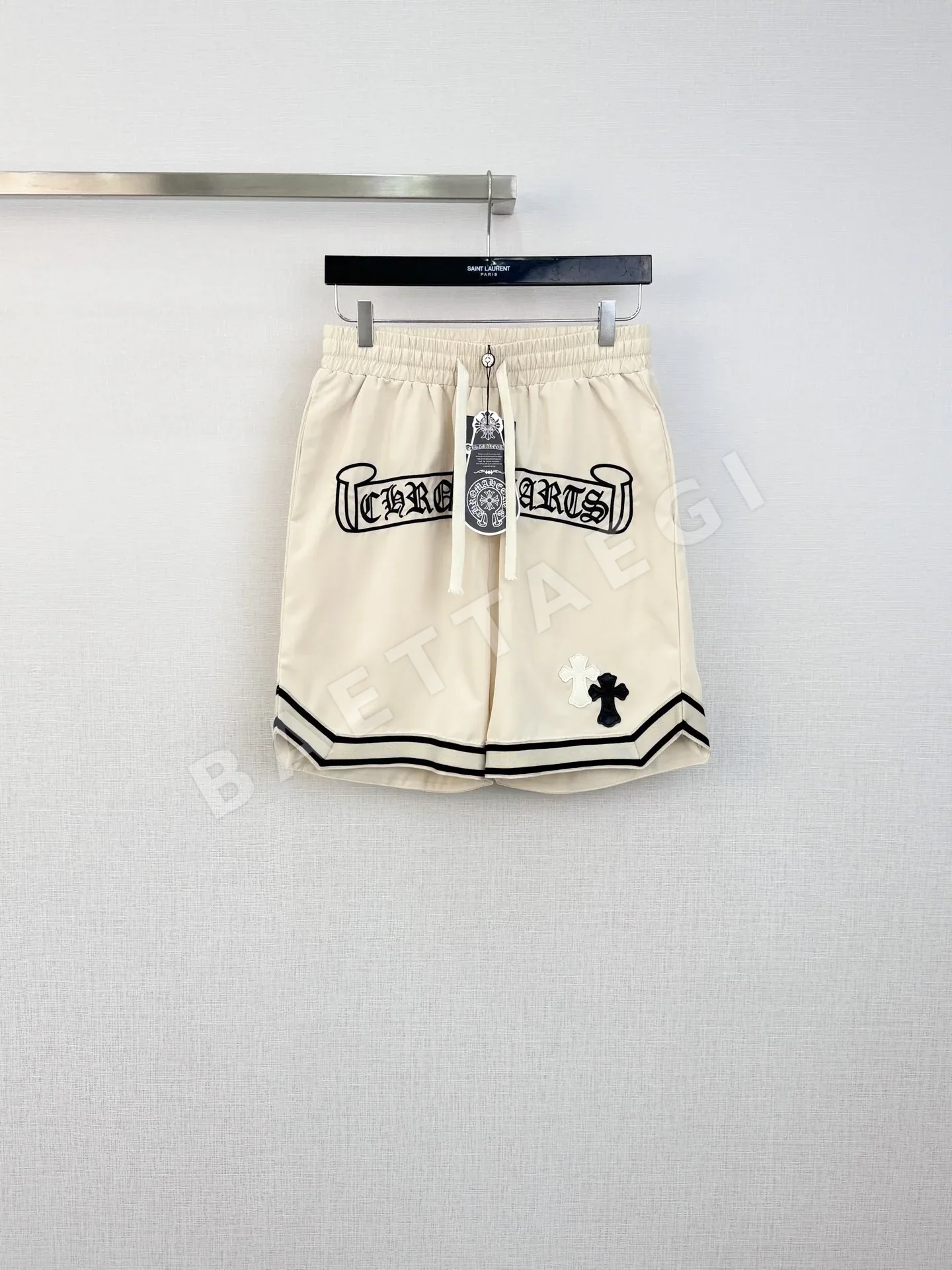크롬하츠 자수 반바지 상세 이미지 1