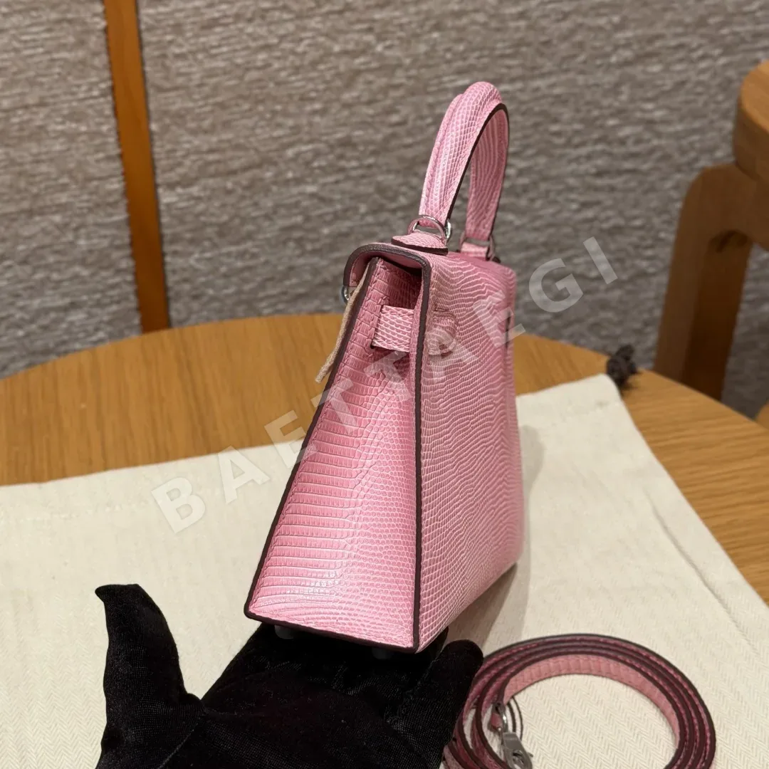 에르메스 켈리미니 2 도마뱀 가죽 가방 상세 이미지 3