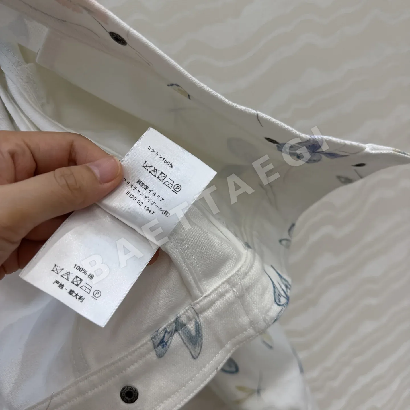 디올 데님 플라워 프린트 여성 자켓 상세 이미지 8