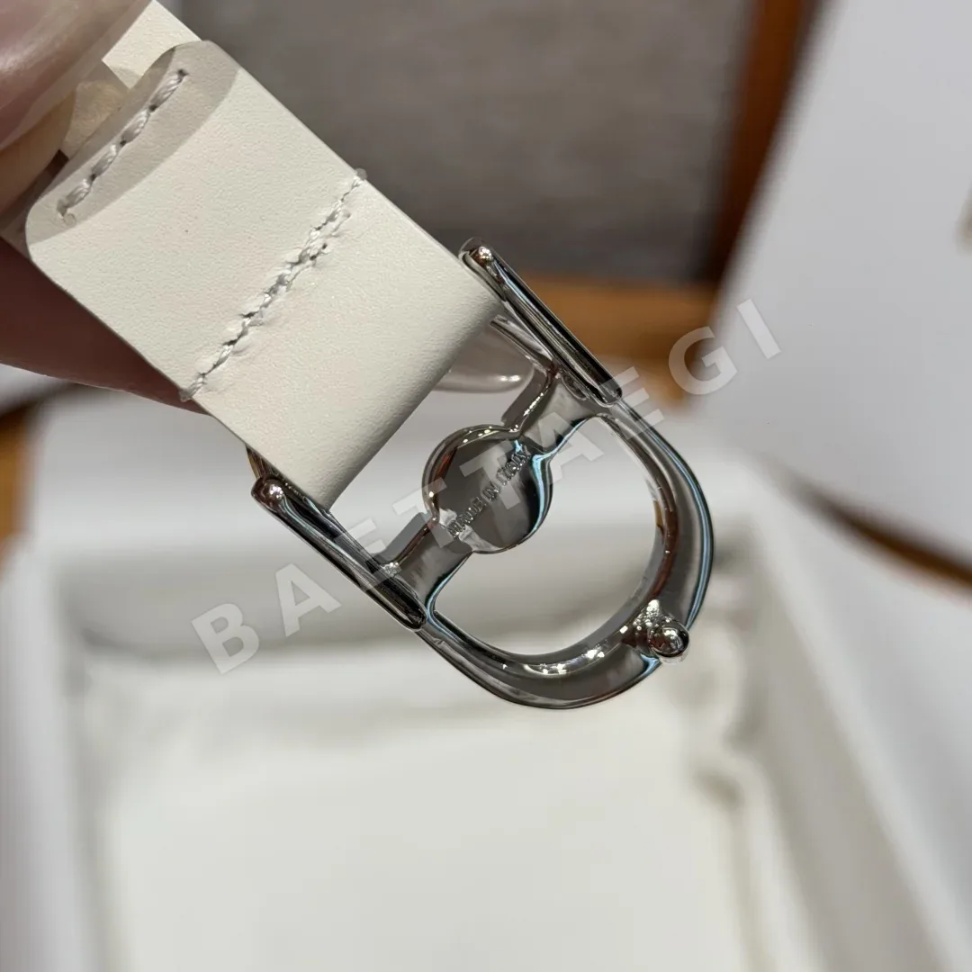디올 몽테뉴 CD 장식 카프스킨 벨트 20mm 상세 이미지 6