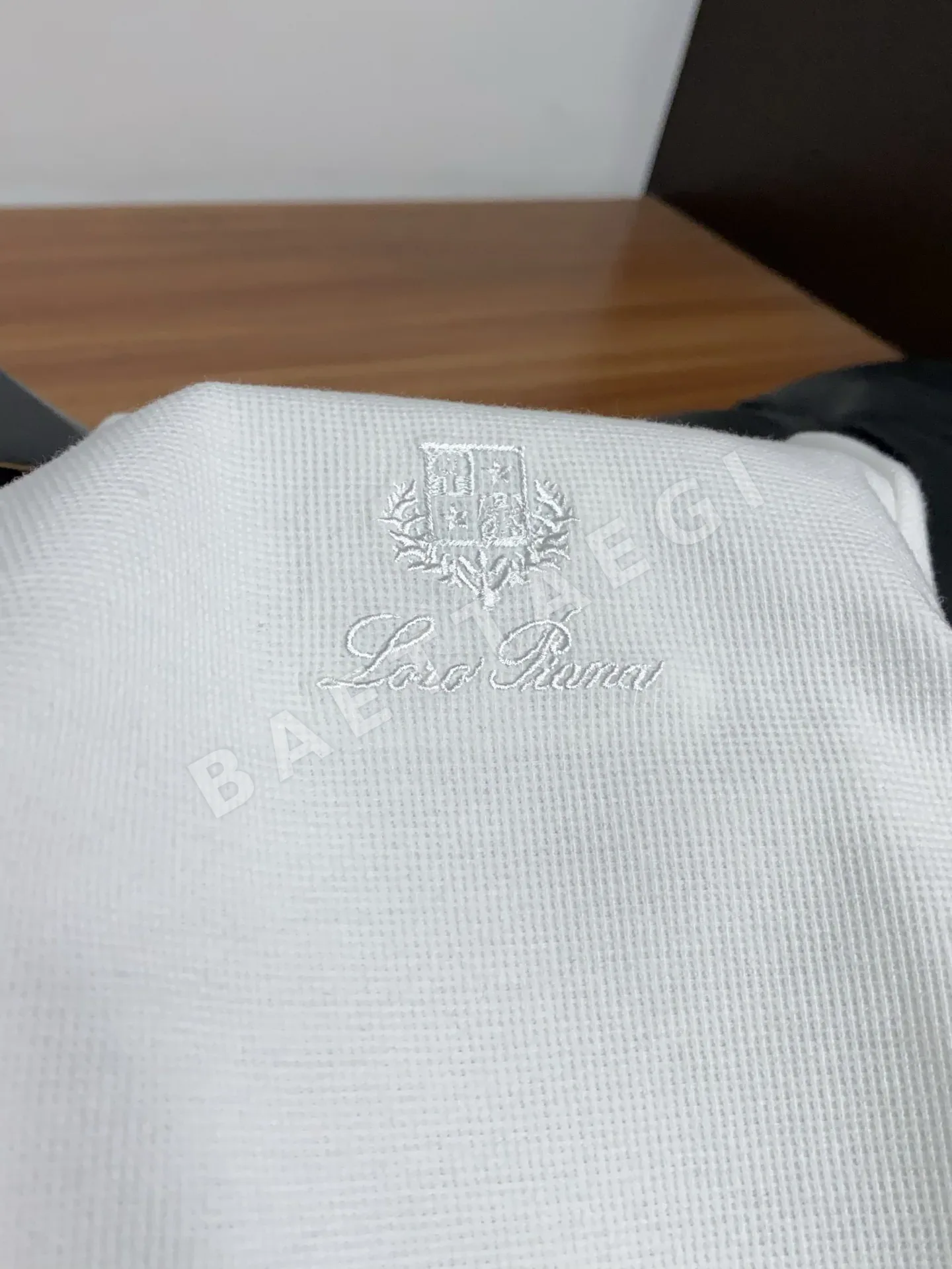 로로피아나 남성 테크니컬 파이버 반팔 폴로 티셔츠 & 반바지 세트 상세 이미지 8