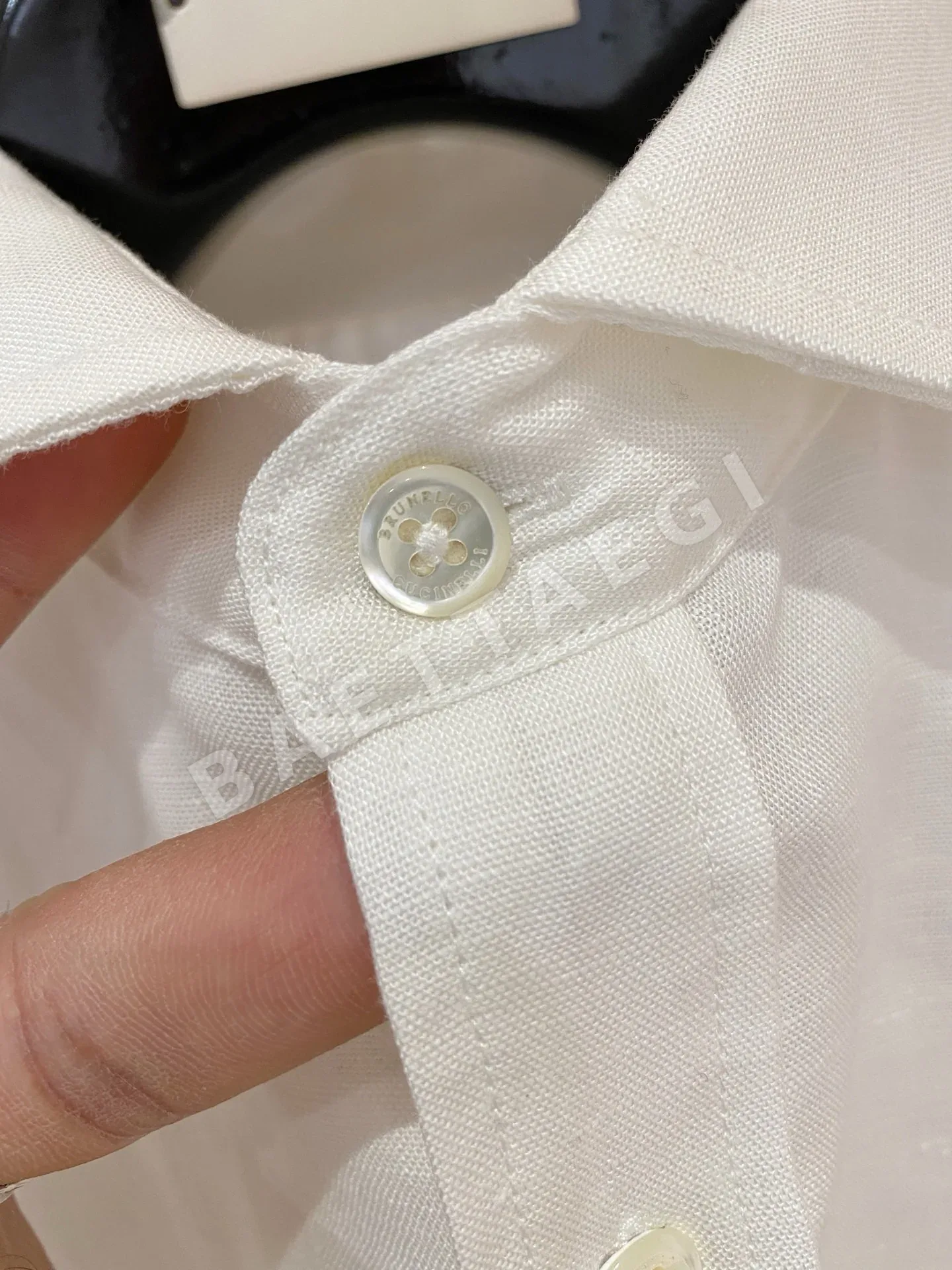 브루넬로쿠치넬리 남성 린넨 긴팔 셔츠 상세 이미지 6