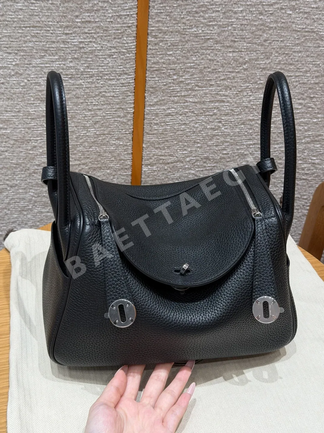 에르메스 린디 26 블랙 가방 144878