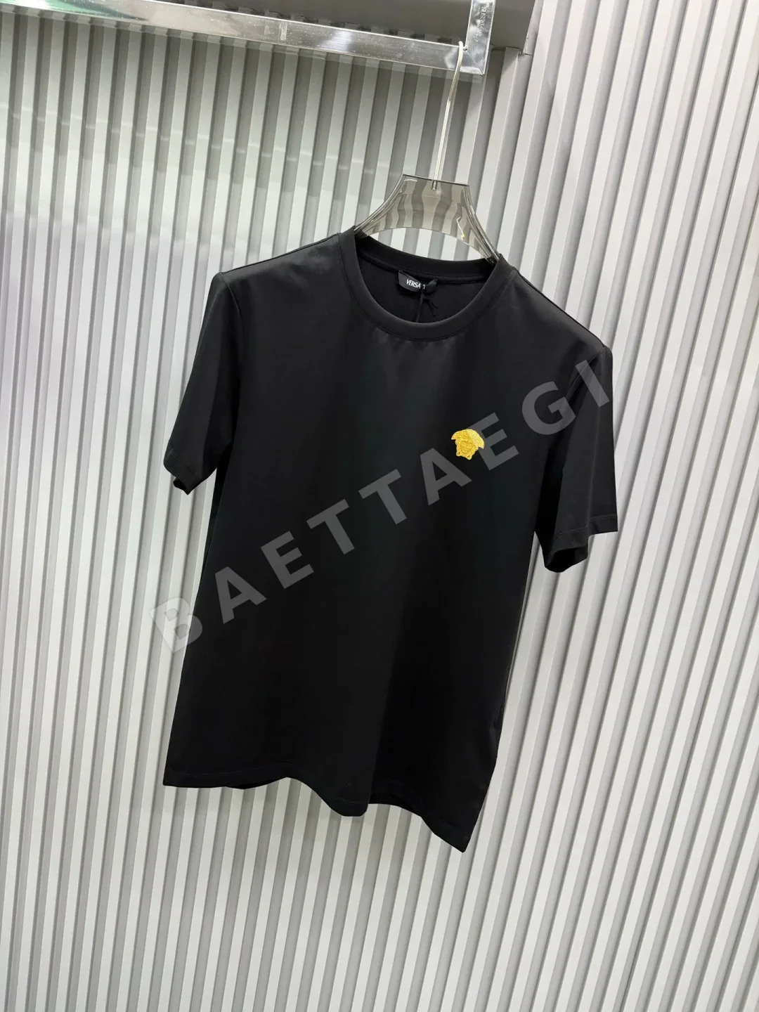 베르사체 메두사 자수 남성 반팔 티셔츠 상세 이미지 7