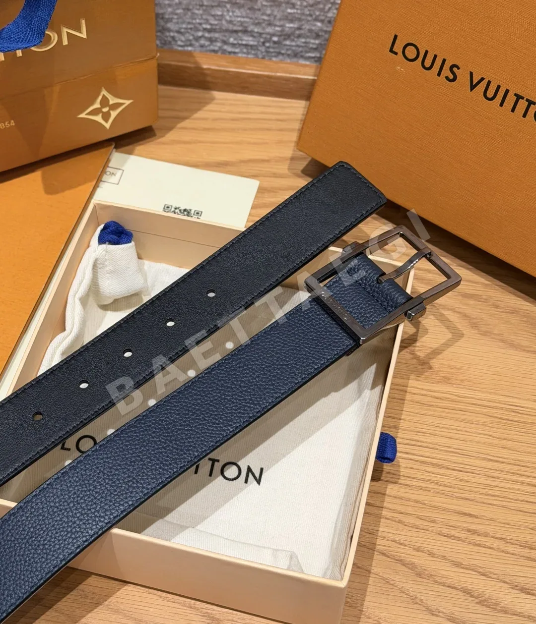 루이비통 LV 폰느프 양면 가죽 벨트 35mm 상세 이미지 6