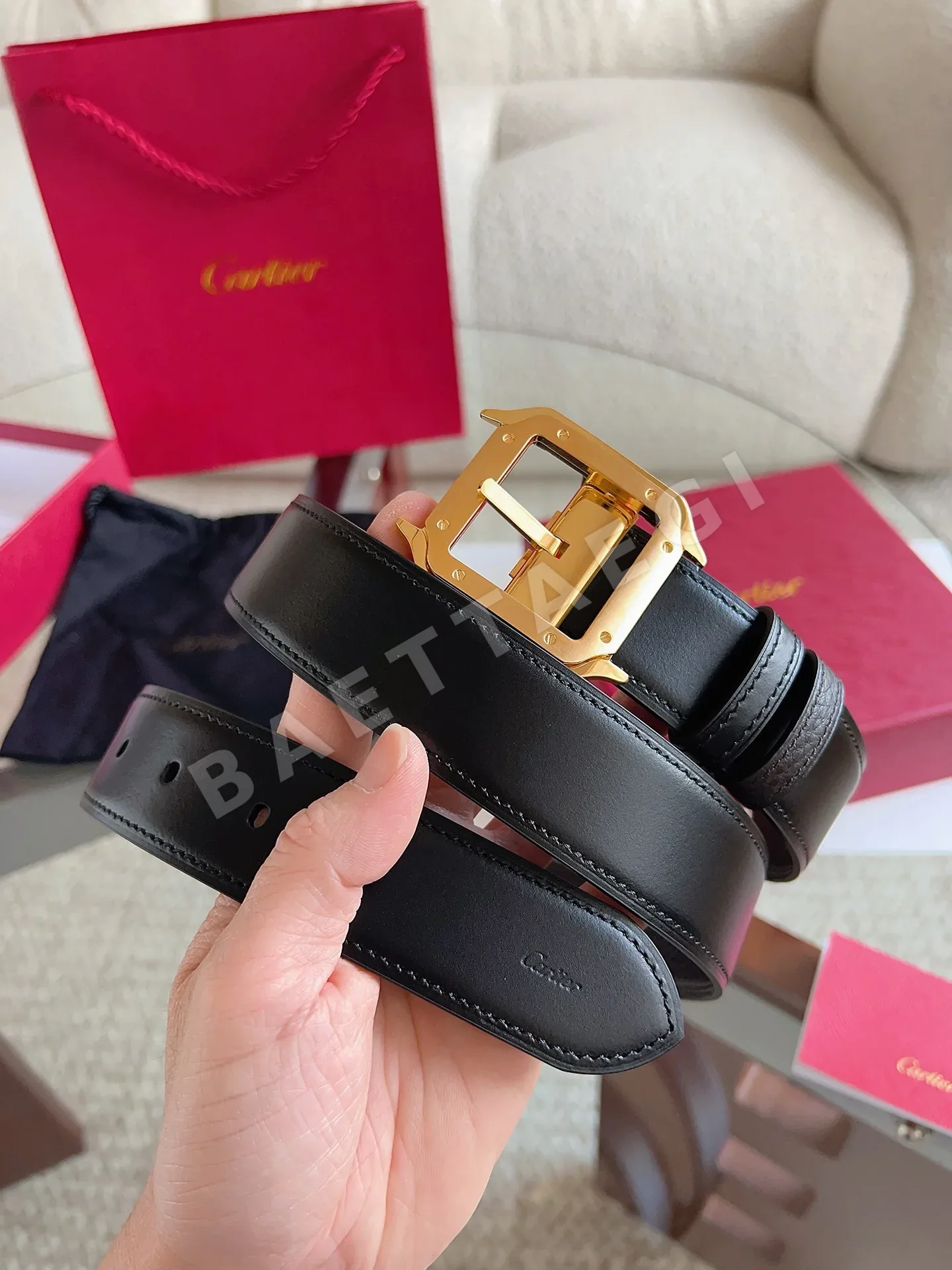 까르띠에 벨트 57192 Cartier Belt