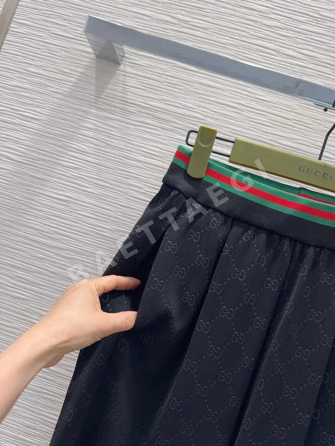 구찌 여성 린넨 롱팬츠 상세 이미지 3