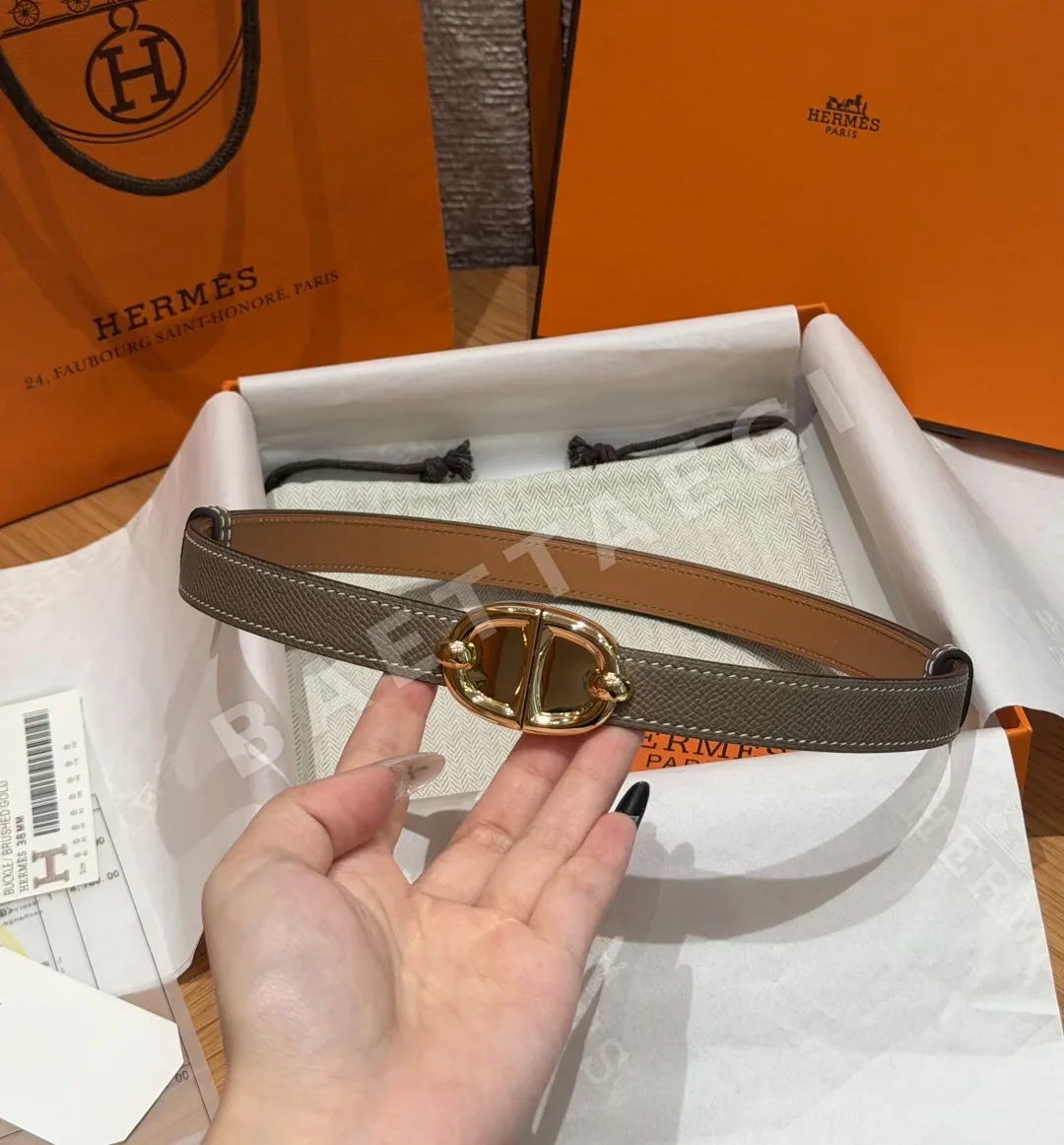 에르메스 H버클 앱송 카프스킨 벨트 177725