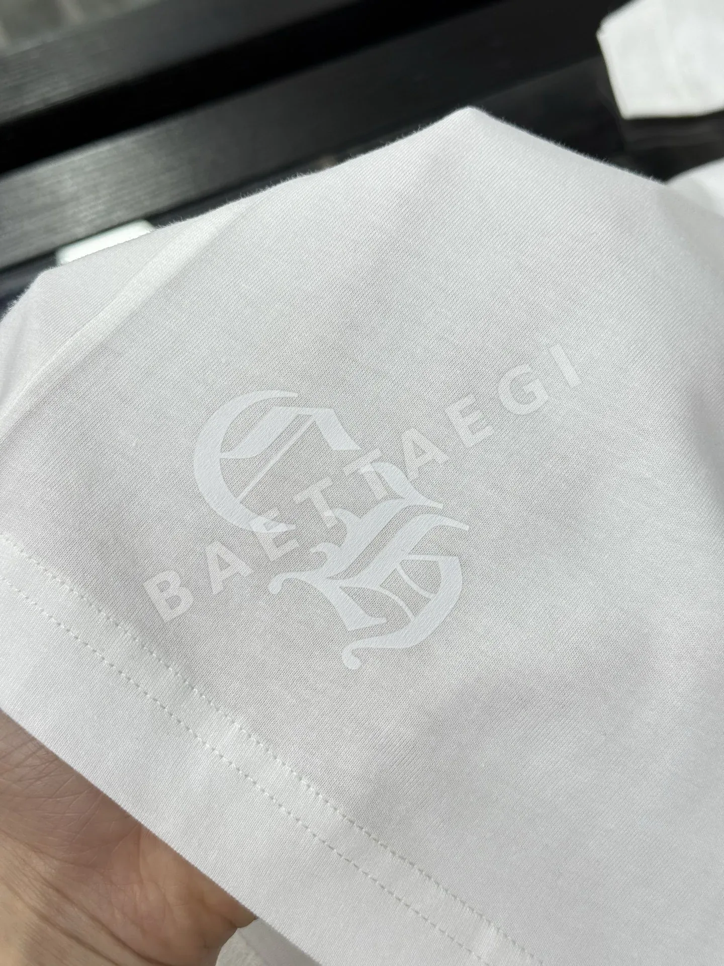 크롬하츠 남성 반팔 티셔츠 상세 이미지 5