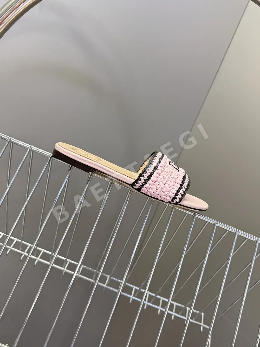 디올 니트 자수 3D 로고 샌들 상세 이미지 5