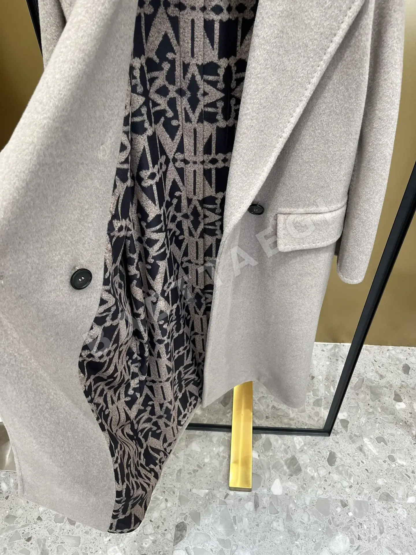 막스마라(Max Mara) 에텔(Ethel) 더블 브레스트 알파카 블렌드 코트 상세 이미지 8