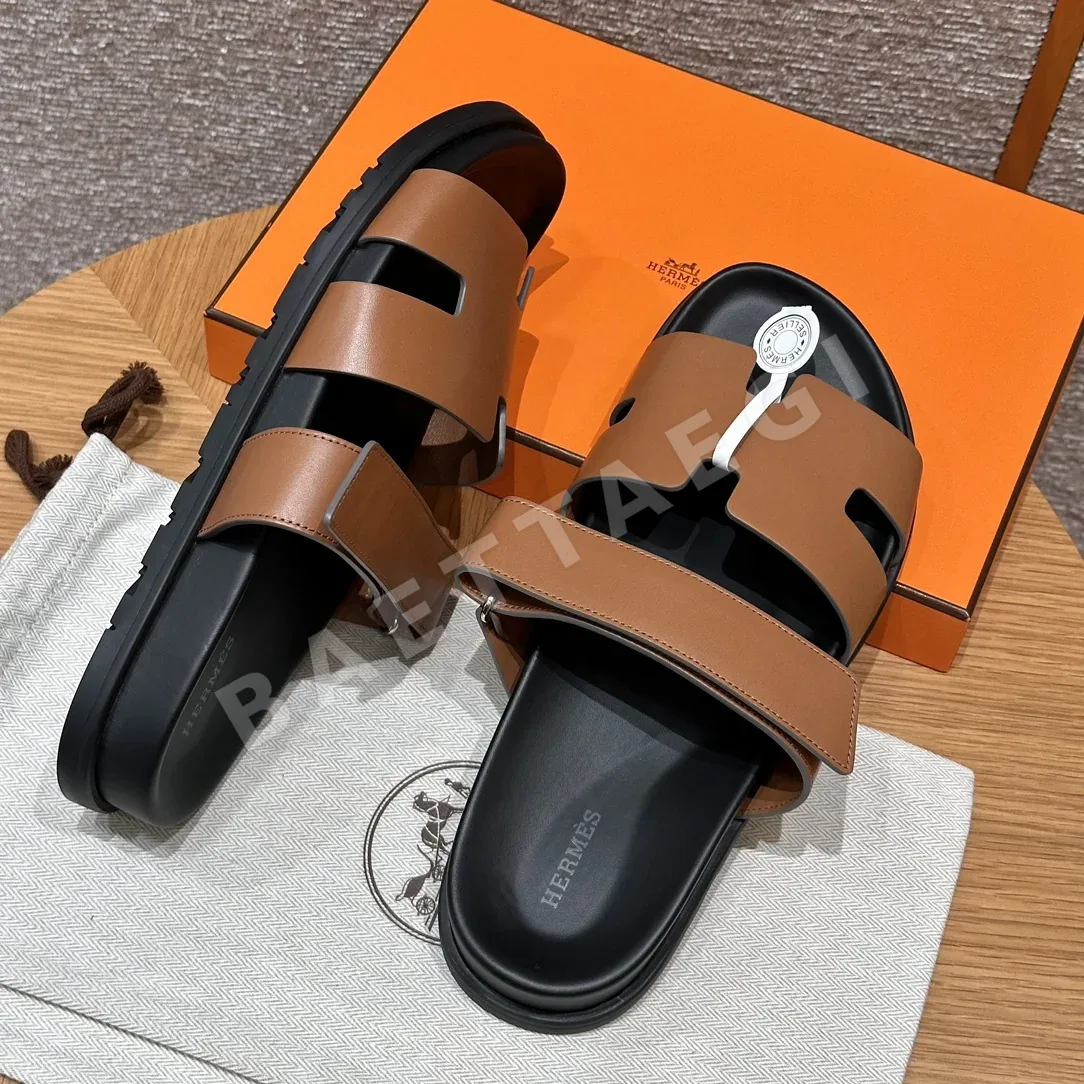 에르메스 시프레 샌들 내추럴 램스킨 앵클 스트랩 상세 이미지 2