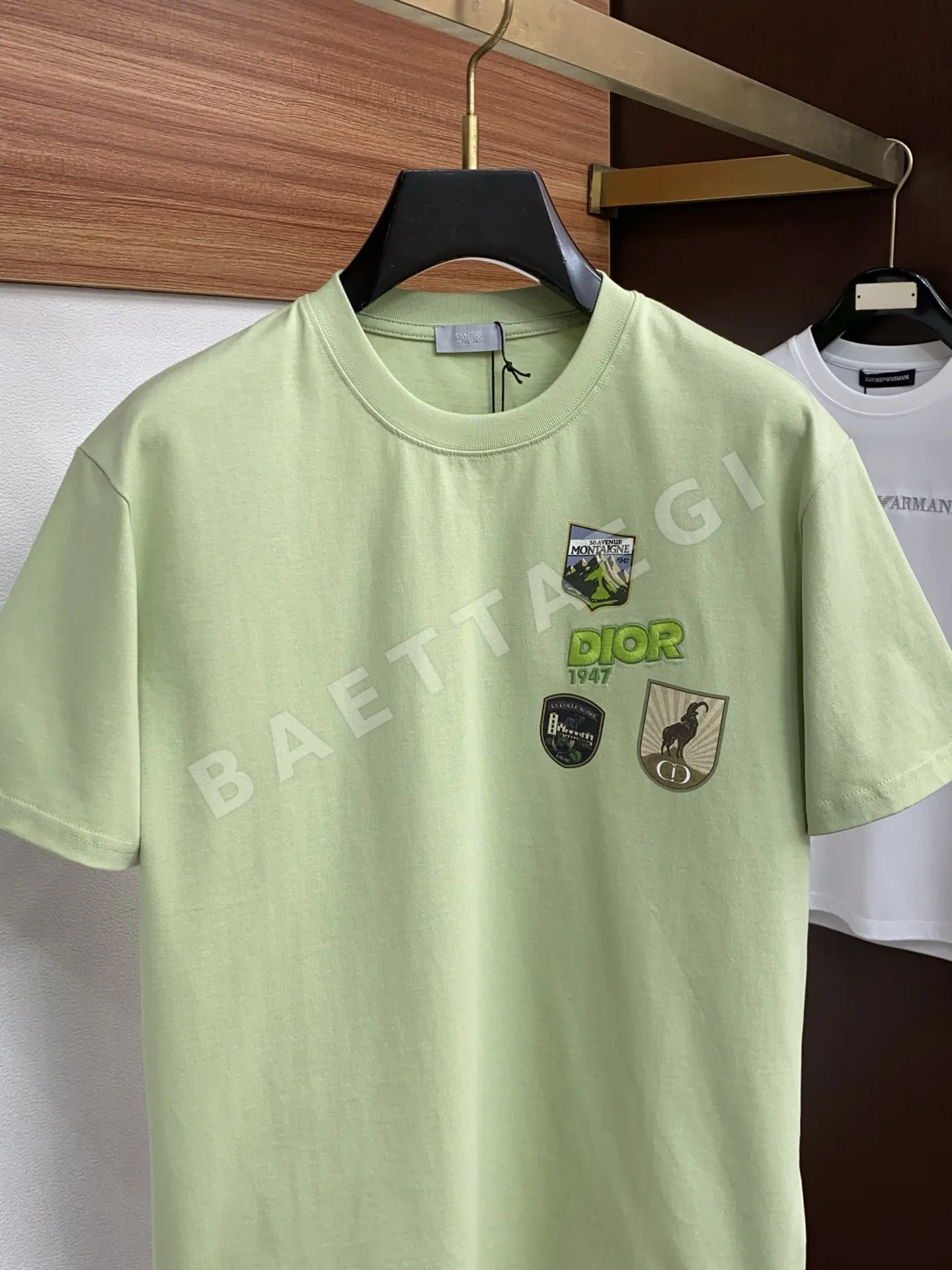 디올 크루넥 코튼 반팔 티셔츠 상세 이미지 2