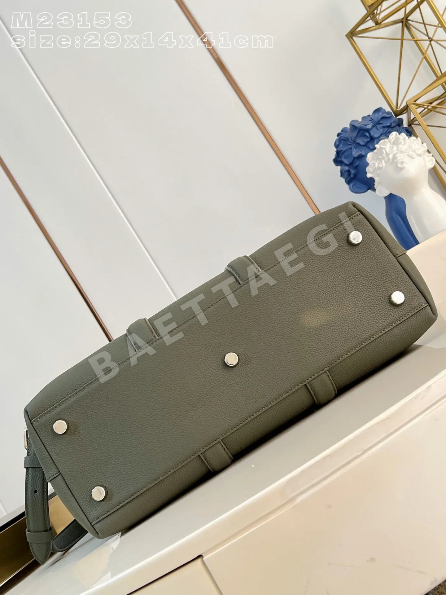 루이비통 M23153 그린 토트백 상세 이미지 7