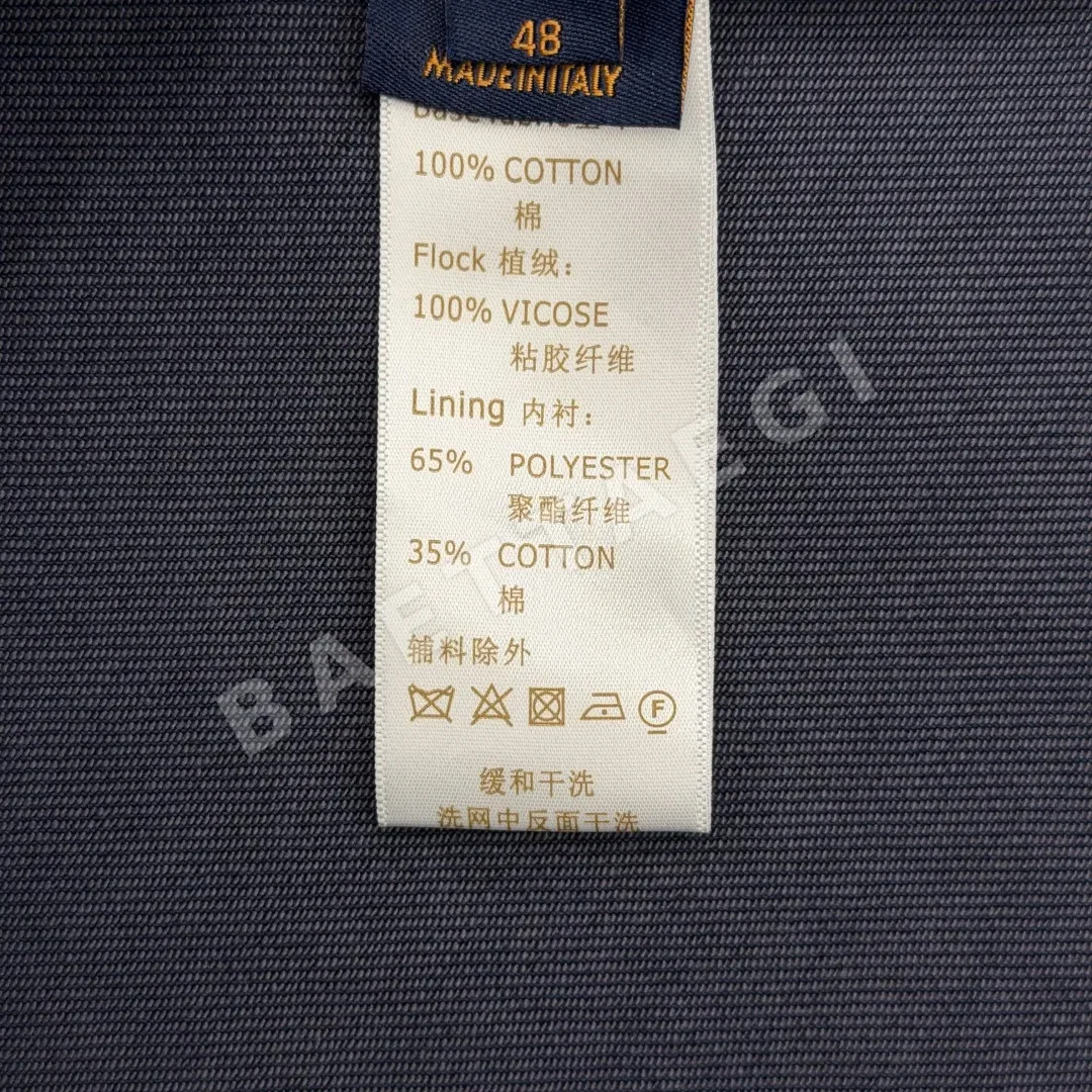 루이비통 플로키 가공 모노그램 데님 자켓 상세 이미지 9