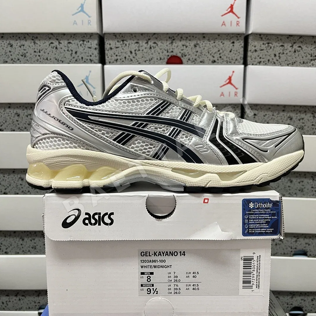 아식스 [TOP] 젤 카야노 14 1203A961-100 200310 Asics Gel-Kayano 14 JJJJound White Navy