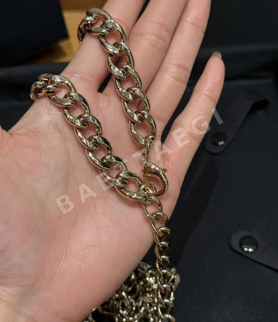 샤넬 골드 더블 C 태슬 체인 벨트 상세 이미지 8