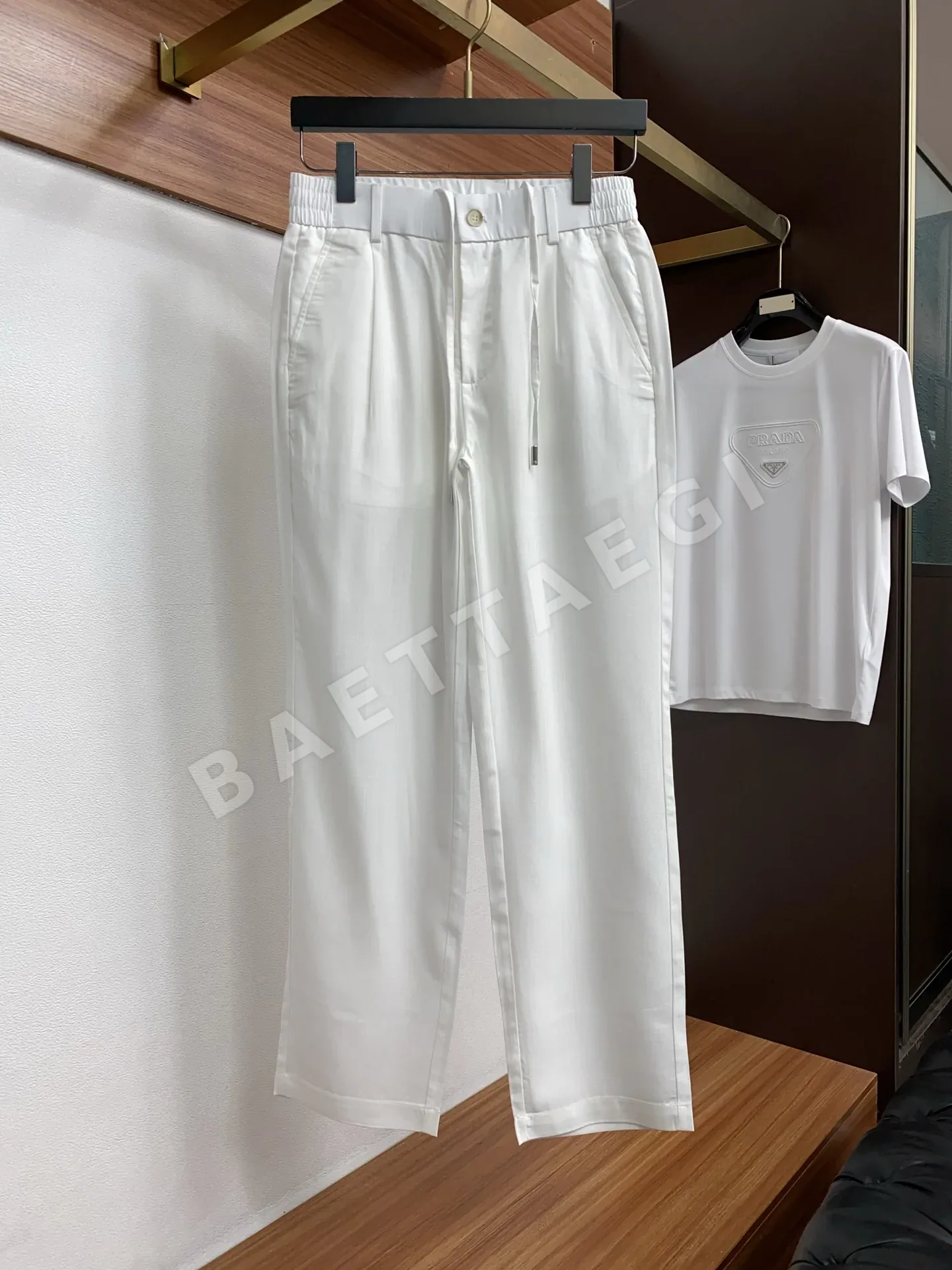 로로피아나 린넨 캐주얼 남성 바지 상세 이미지 2