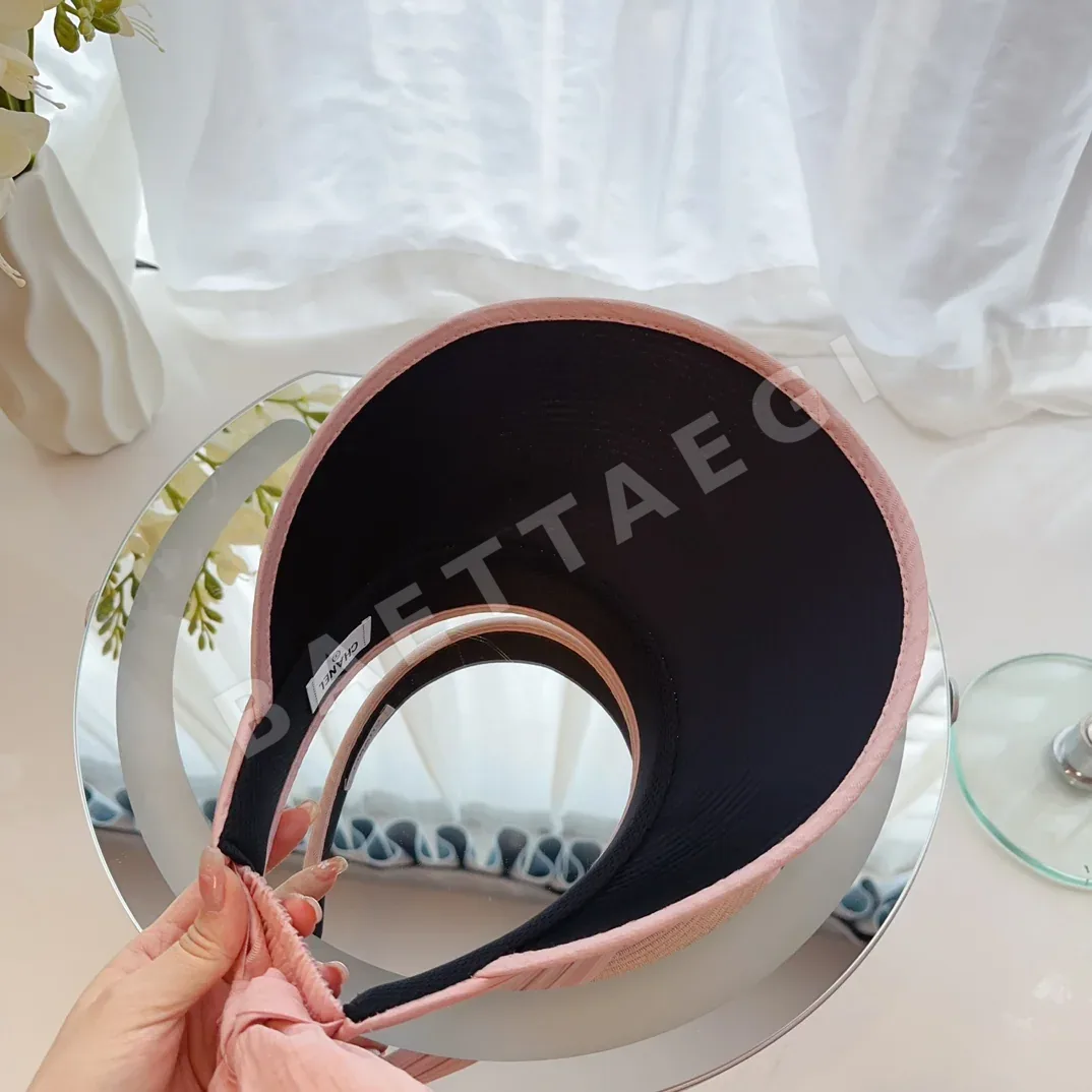 샤넬 밀짚 패치워크 바이저 모자 상세 이미지 6