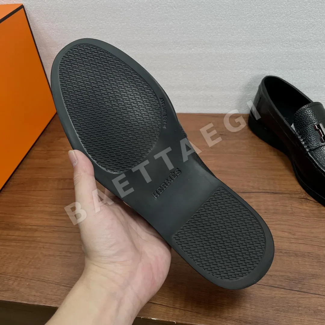 에르메스 H 장식 가죽 로퍼 상세 이미지 6