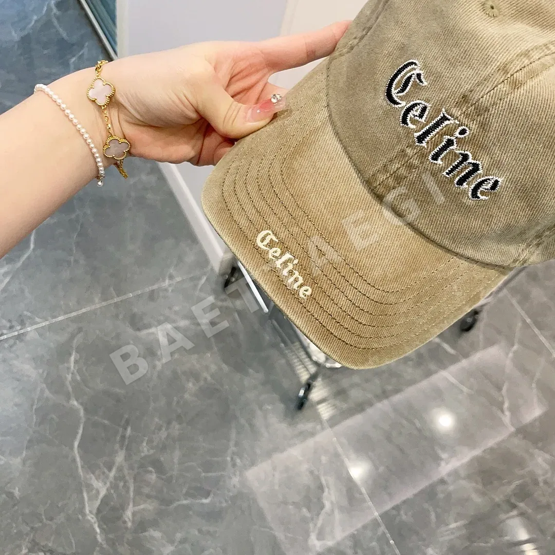 셀린느 워시드 코튼 베이스볼 모자 상세 이미지 3