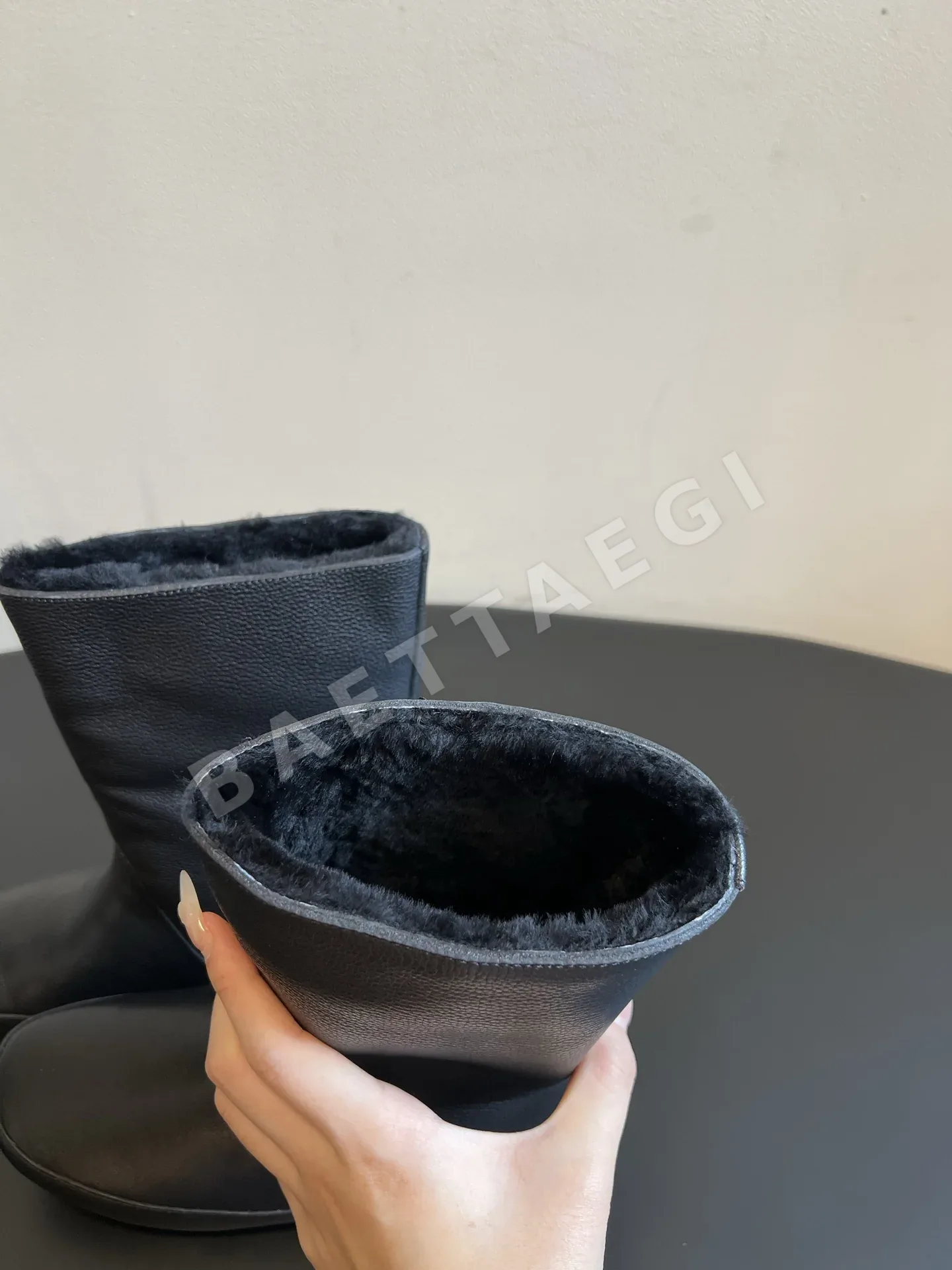 더로우 부츠 가죽 상세 이미지 9