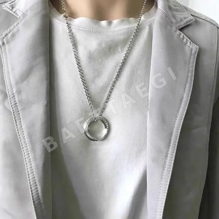 크롬하츠 클래식 빈티지 펄 서클 펜던트 목걸이 상세 이미지 2