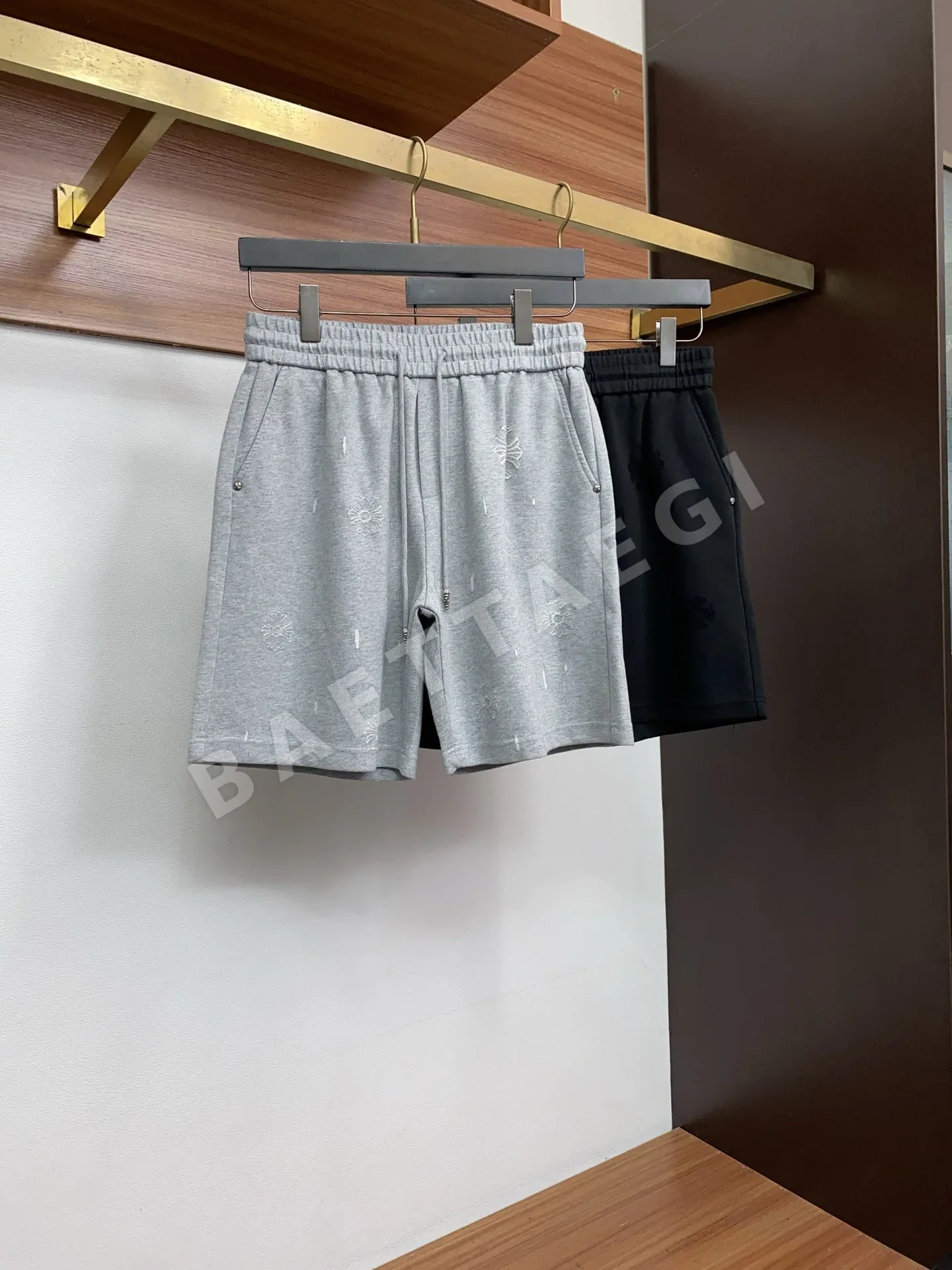 크롬하츠 테리 코튼 남성 반바지 상세 이미지 8