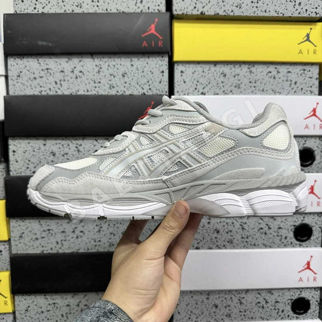 아식스 [WZ] 젤 NYC 1203A663-101 200389 Asics Gel-NYC Cream Cloud Grey 상세 이미지 8