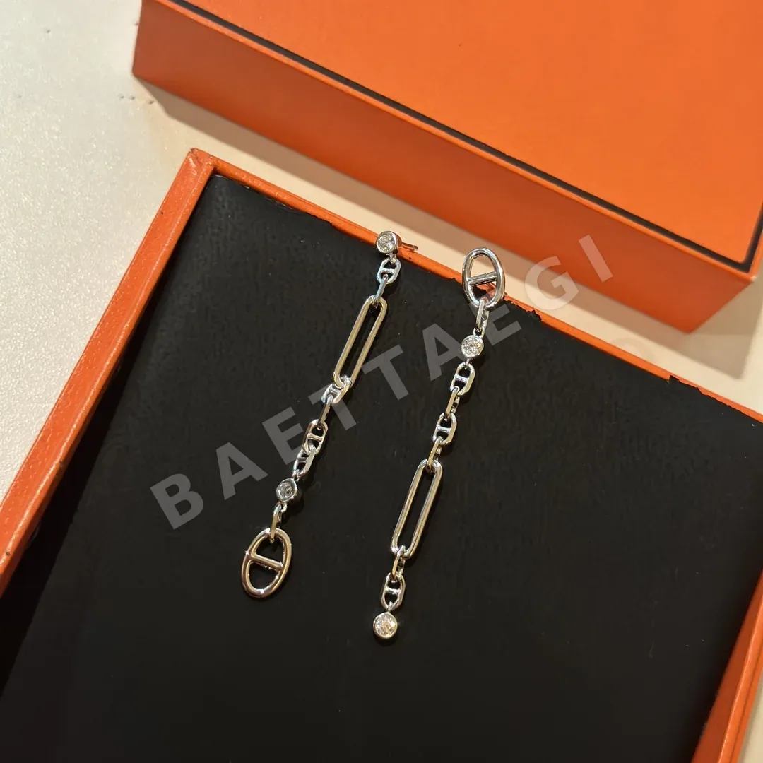 에르메스 피그노즈 비대칭 태슬 귀걸이 상세 이미지 6