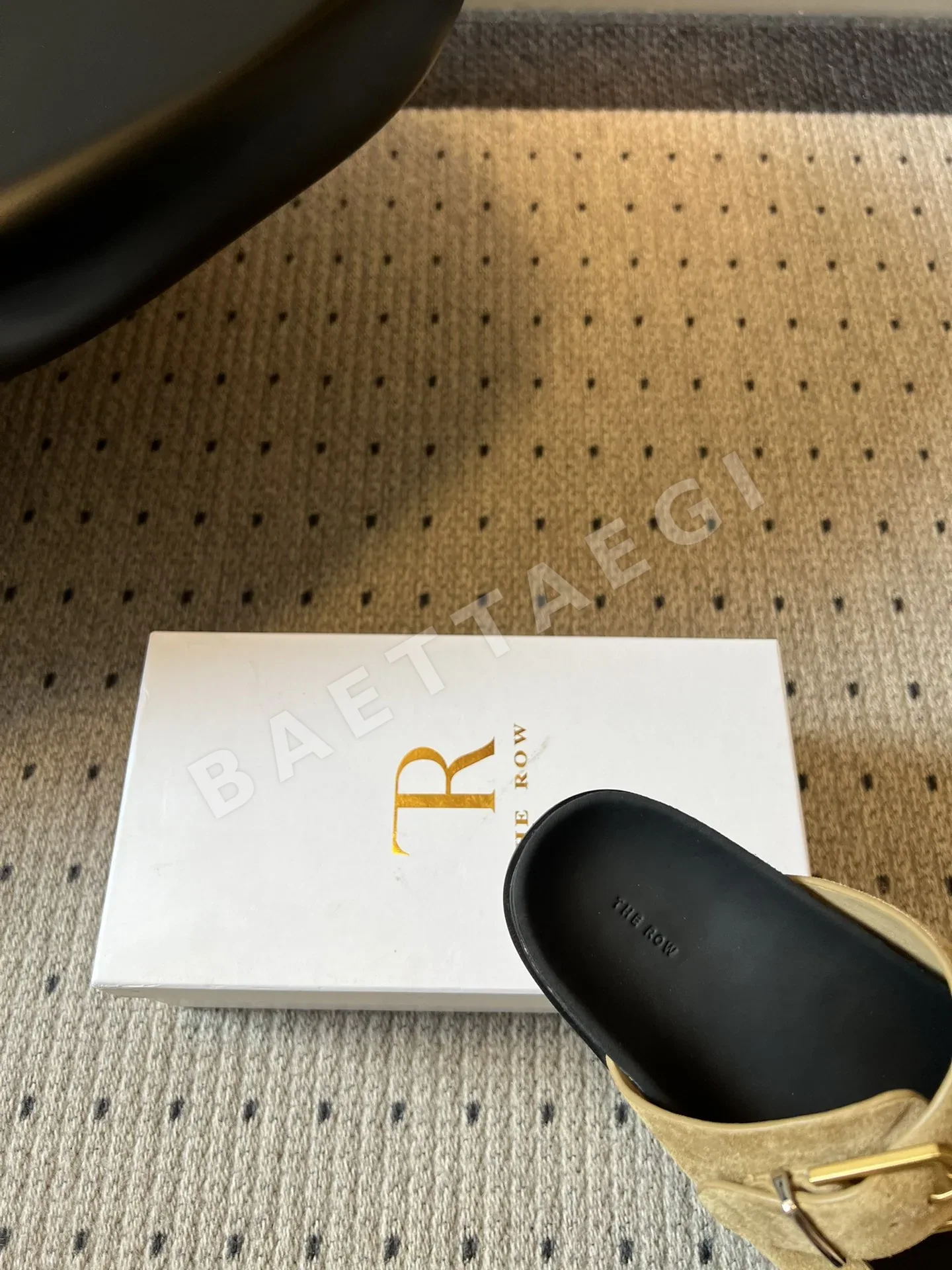 더로우 더블 골드 버클 레트로 캐주얼 샌들 상세 이미지 8
