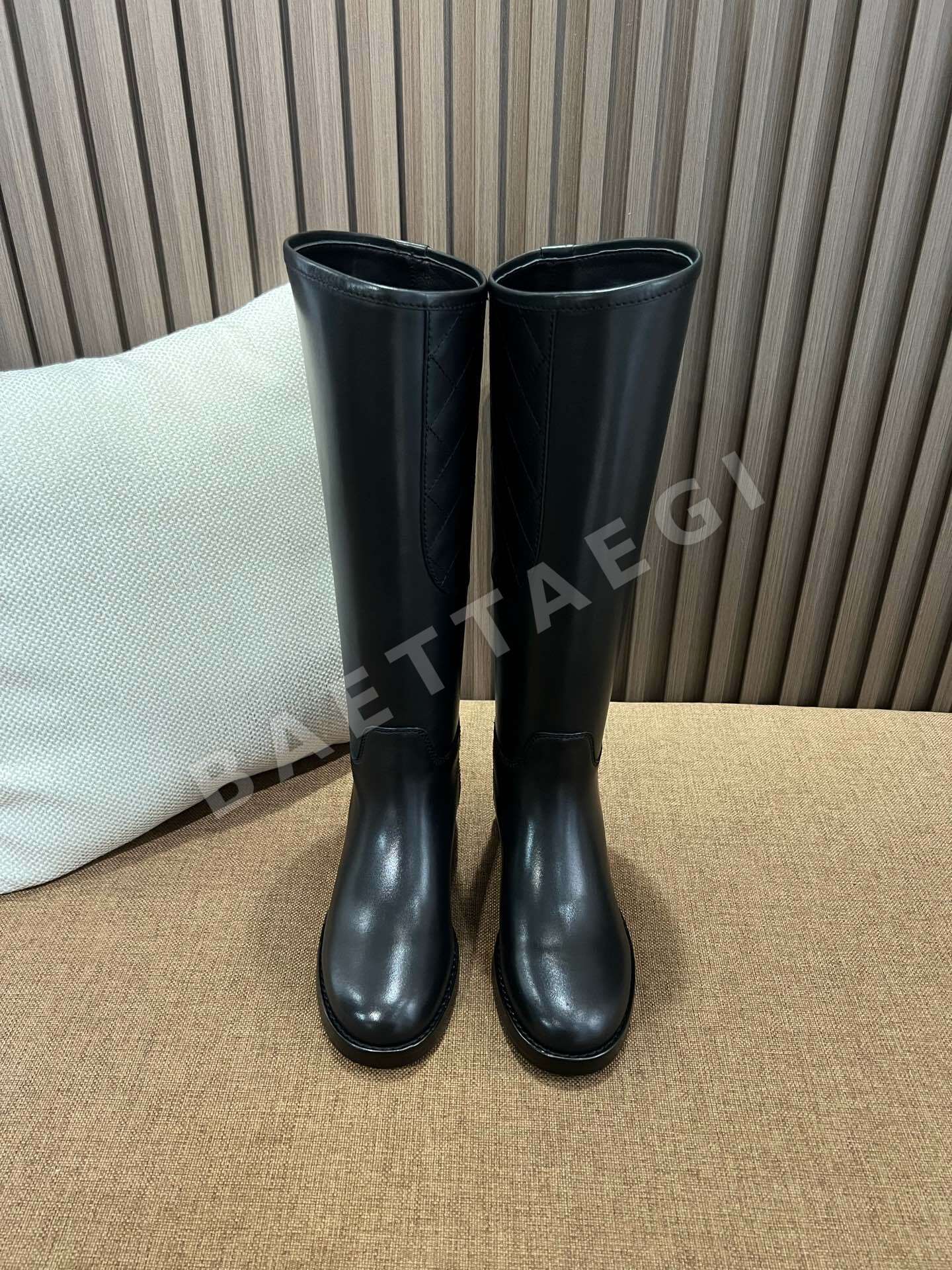 샤넬 부츠 가죽 퀼팅 187148