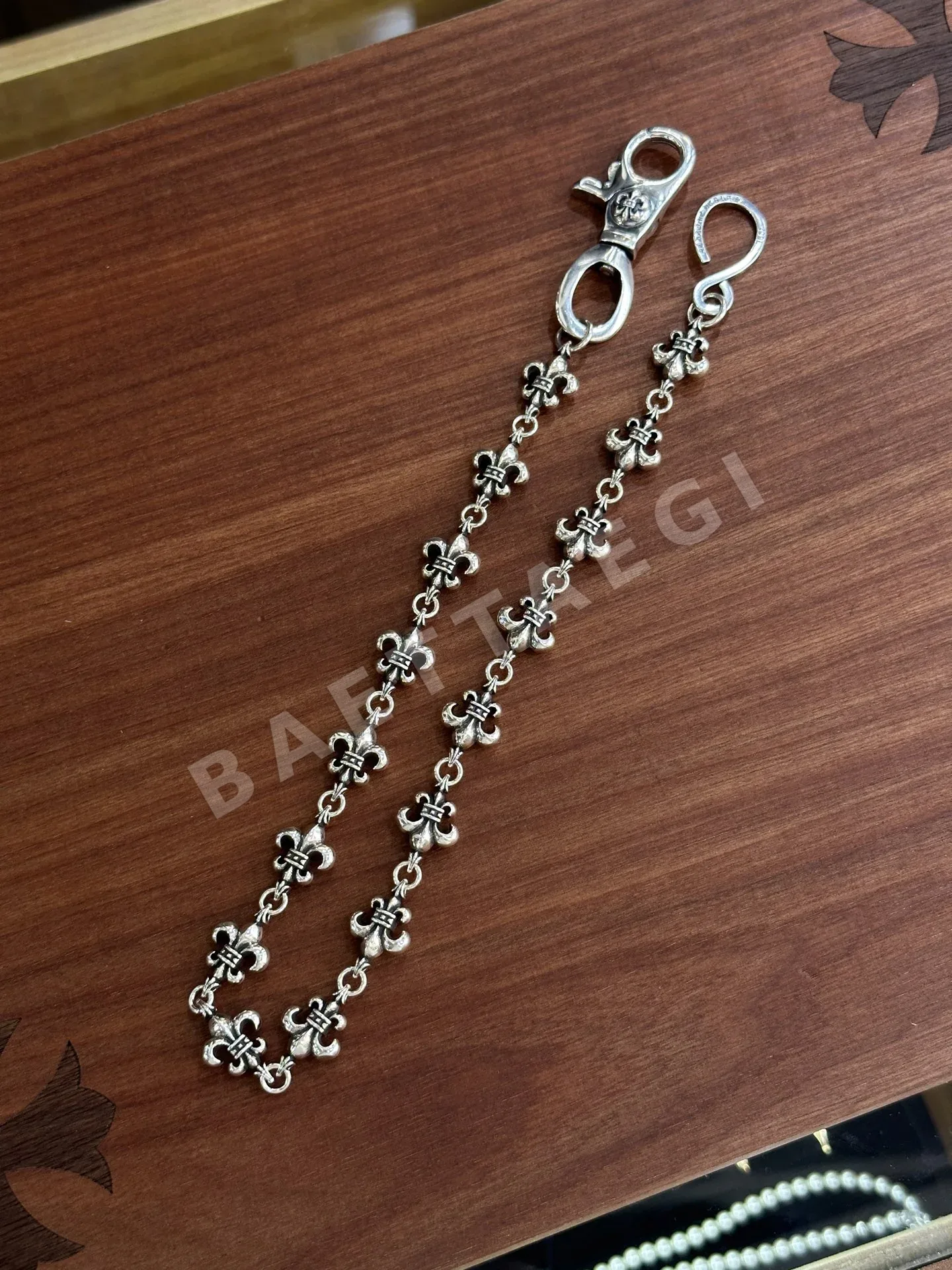 크롬하츠 러브스터 버클 S 버클 키링 체인 50 cm 163995
