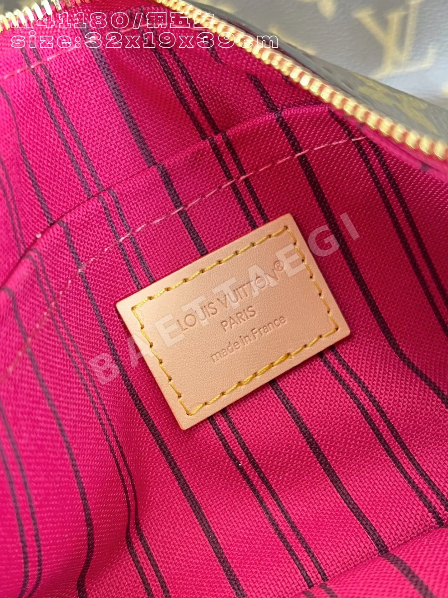 루이비통 네버풀 라지 토트백 다미에 에벤 캔버스 M41180 상세 이미지 17