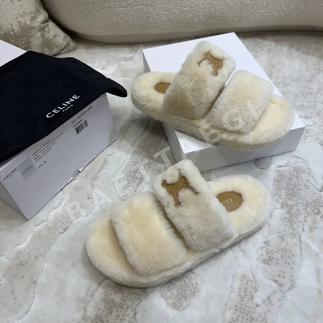 셀린느 울 퍼 슬리퍼 상세 이미지 8
