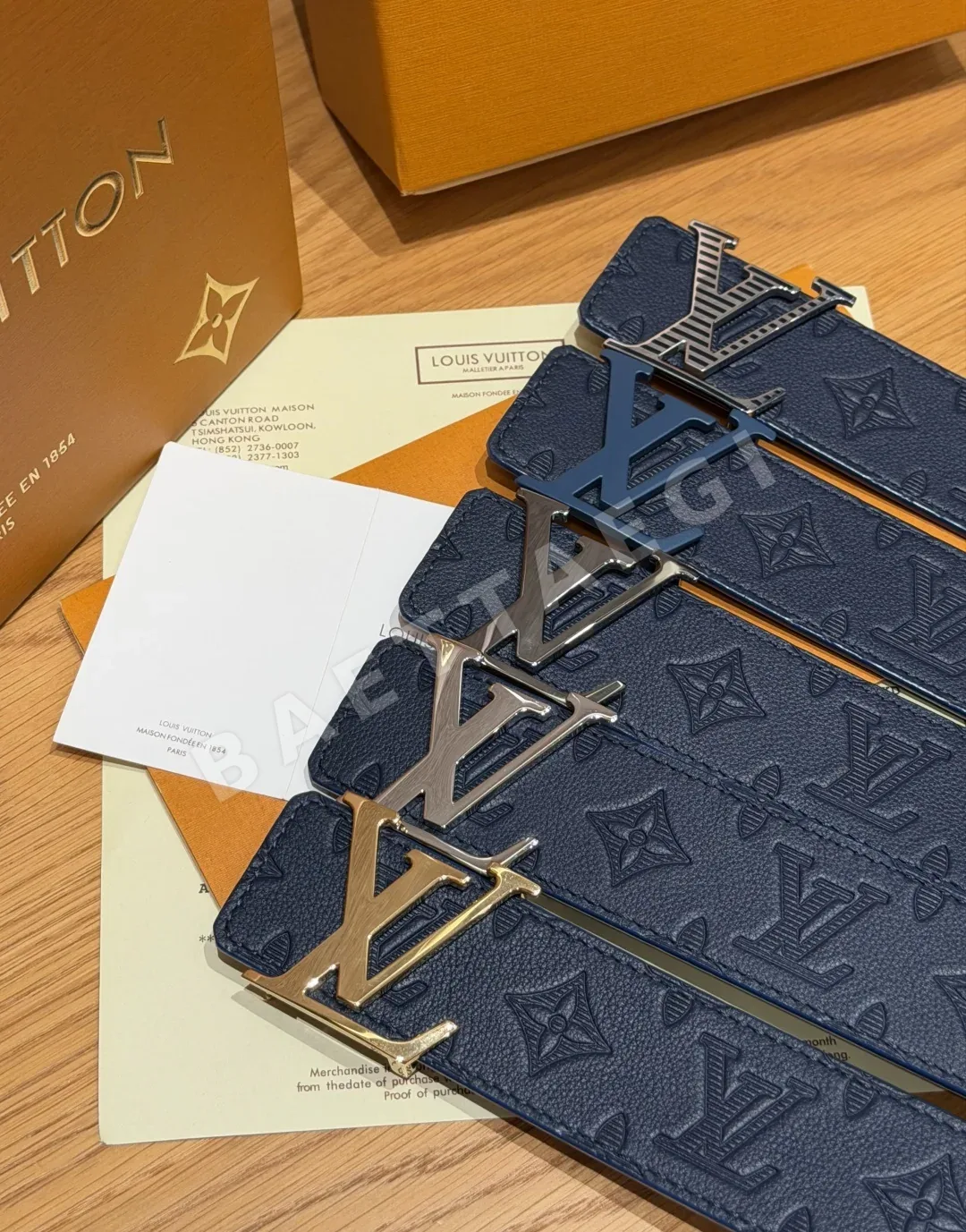 루이비통 모노그램 섀도우 소가죽 리버시블 벨트 상세 이미지 3